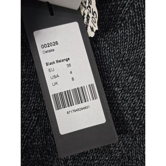 Yest The Netherlands Turtleneck Sweater Dress Womens 4 Navy Black Long Sleeve - Picture 6 of 8